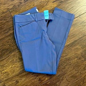 AnnTaylor LOFT petite skinny ankle 0P, color Violet Sky (light purple)